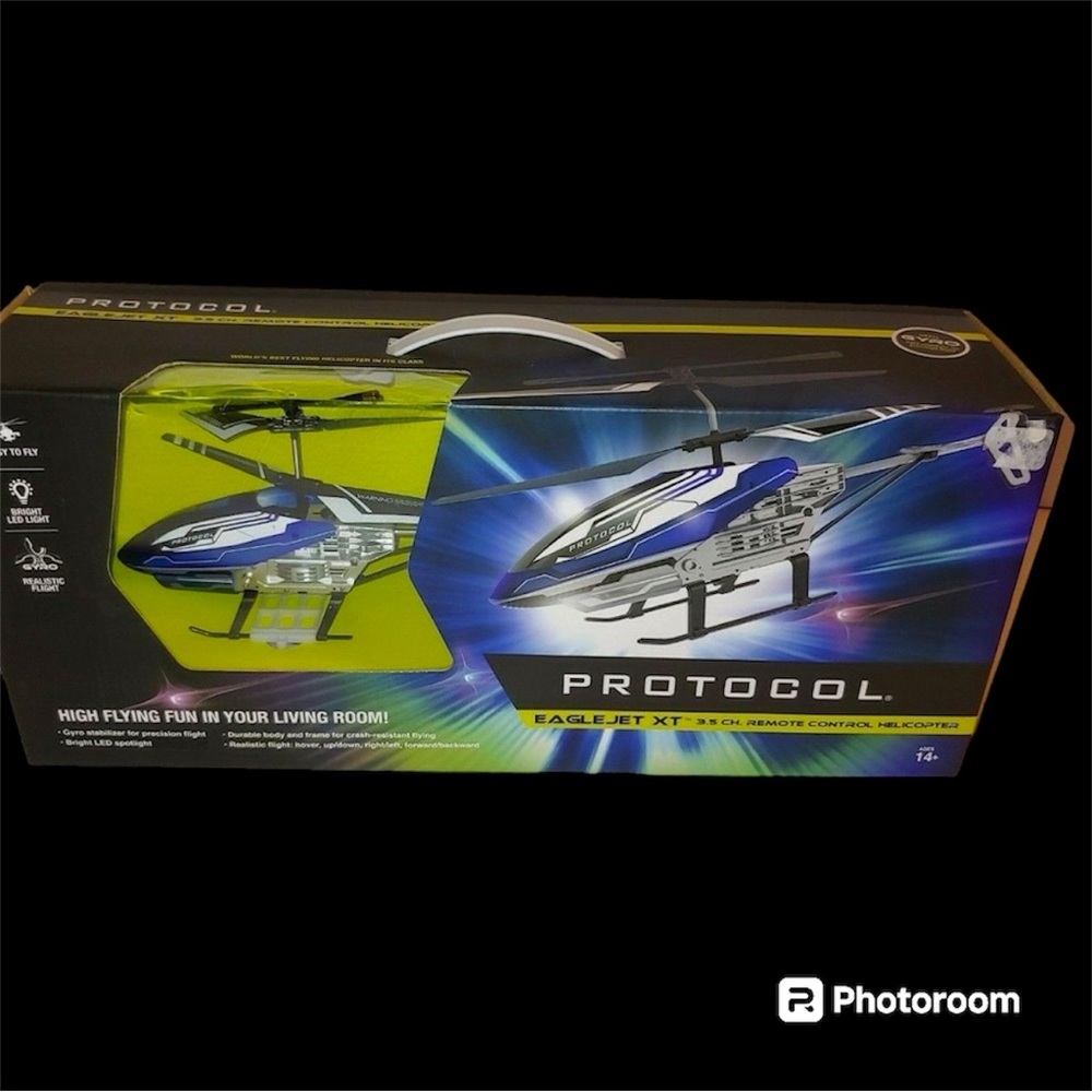 NWT Protocol Eagle Jet XT Remote Control Helicopter - Picture 2 of 5
